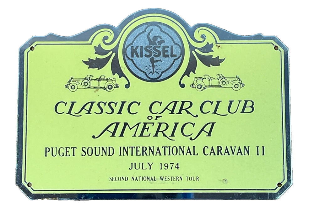 Classic Car Club of America Puget Sound International Caravan July 1974 Plate
